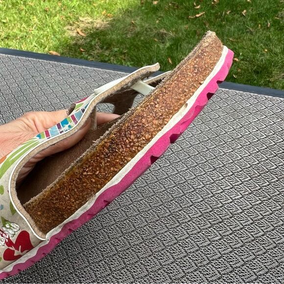 Birkenstock Birki’s Floral Sandals Flops Sz 6 Women - Picture 11 of 15